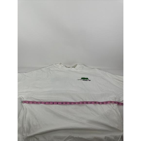 Vintage Nascar Double Sided Shirt Hooked On Racin Fishing MBNA Motorsports XL - Picture 6 of 8